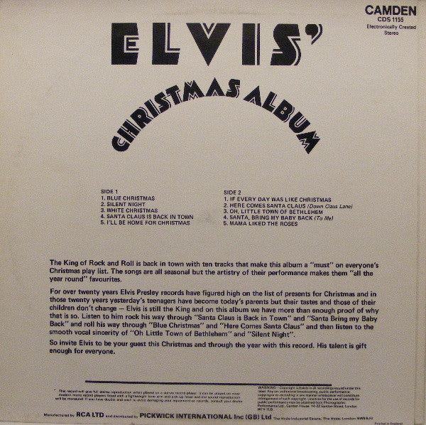 Presley, Elvis - Elvis Christmas Album