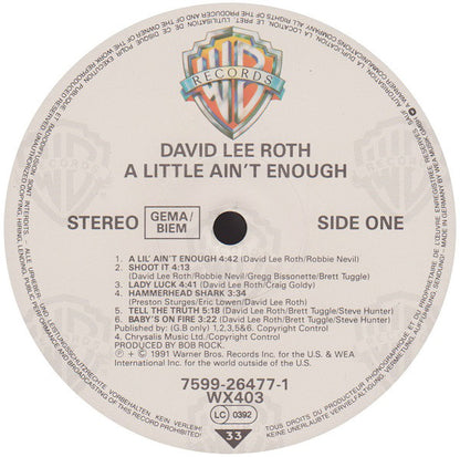 Roth, David Lee - A Little Ain't Enough