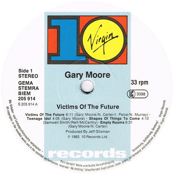 Moore, Gary ‎– Victims Of The Future