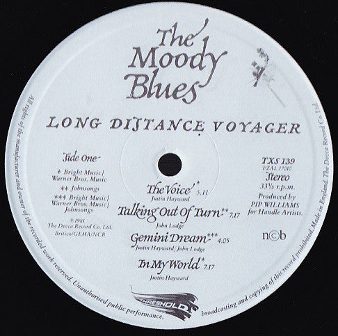 Moody Blues - Long Distance Voyager