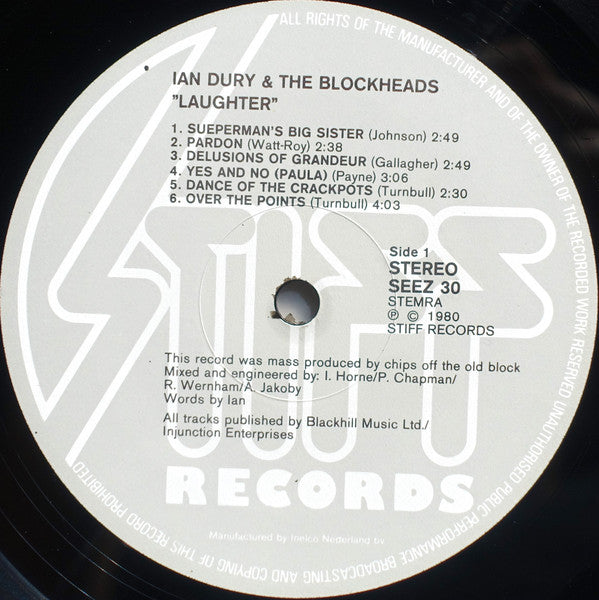 Dury, Ian & Blockheads - Laughter