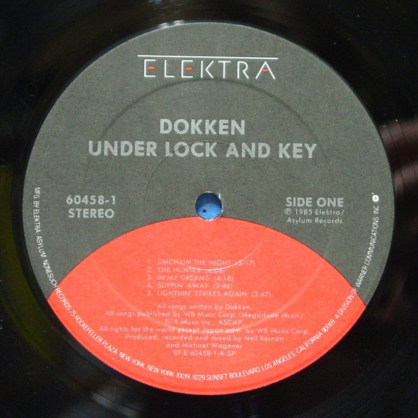 Dokken ‎– Under Lock And Key