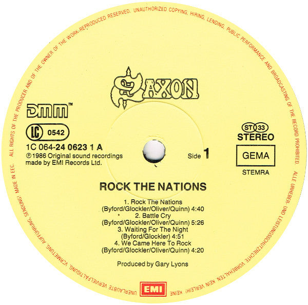 Saxon - Rock The Nation