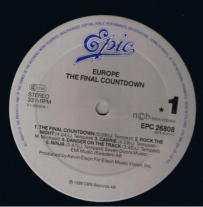 Europe - Final Countdown