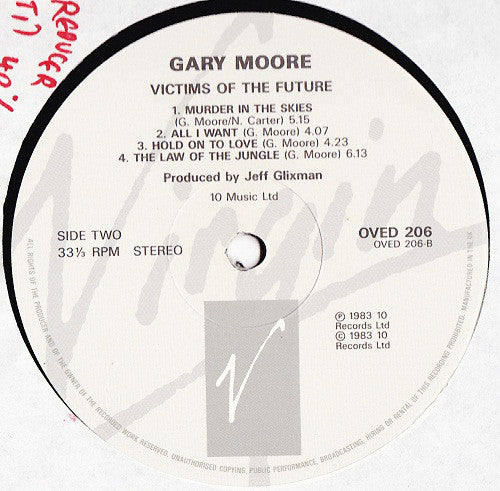 Moore, Gary ‎– Victims Of The Future