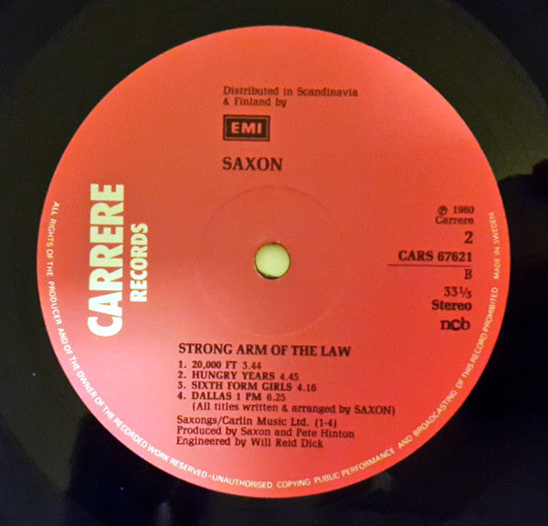 Saxon - Strong Arm Of The Law