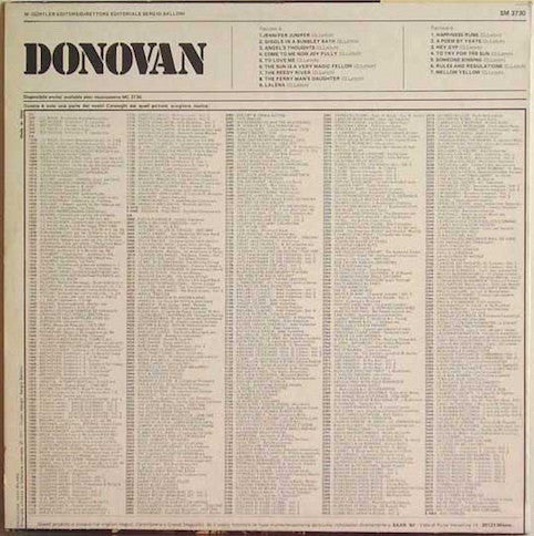 Donovan ‎– Donovan