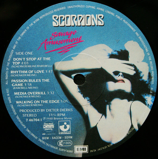 Scorpions - Savage Amusement