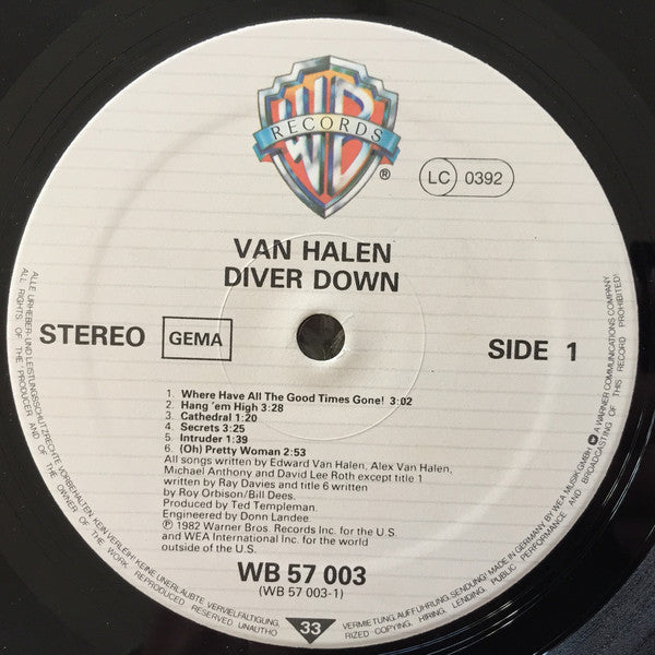 Van Halen ‎– Diver Down