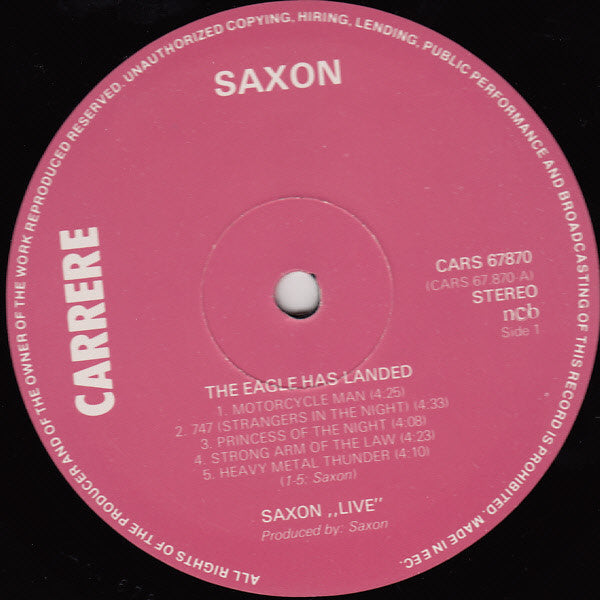 Saxon - The Eagle Has Landed Live