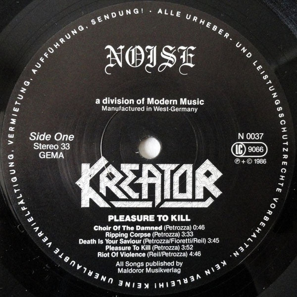 Kreator - Pleasure To Kill