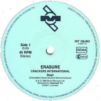 Erasure - Crackers International