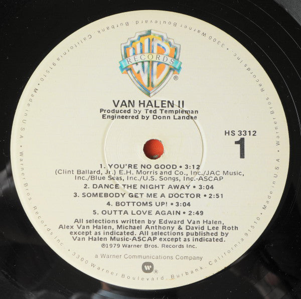 Van Halen ‎– Van Halen II