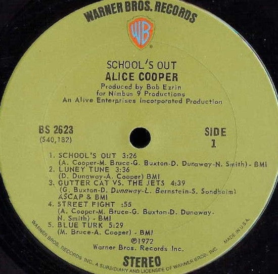 Cooper, Alice - School's Out