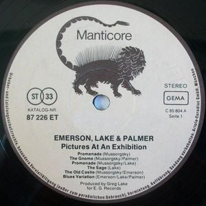 Emerson Lake And Palmer - Pictures At An Exhibition