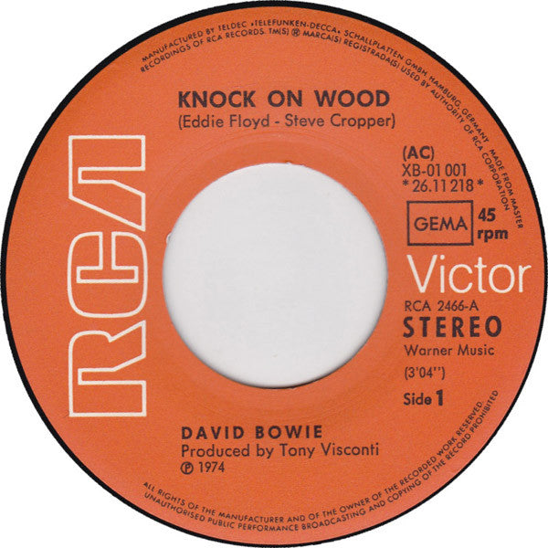 Bowie, David - Knock On Wood – Vinyl Shop - RecordPusher