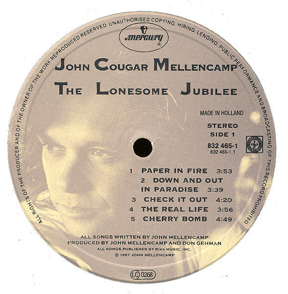 Mellencamp, John Cougar - The Lonesome Jubilee